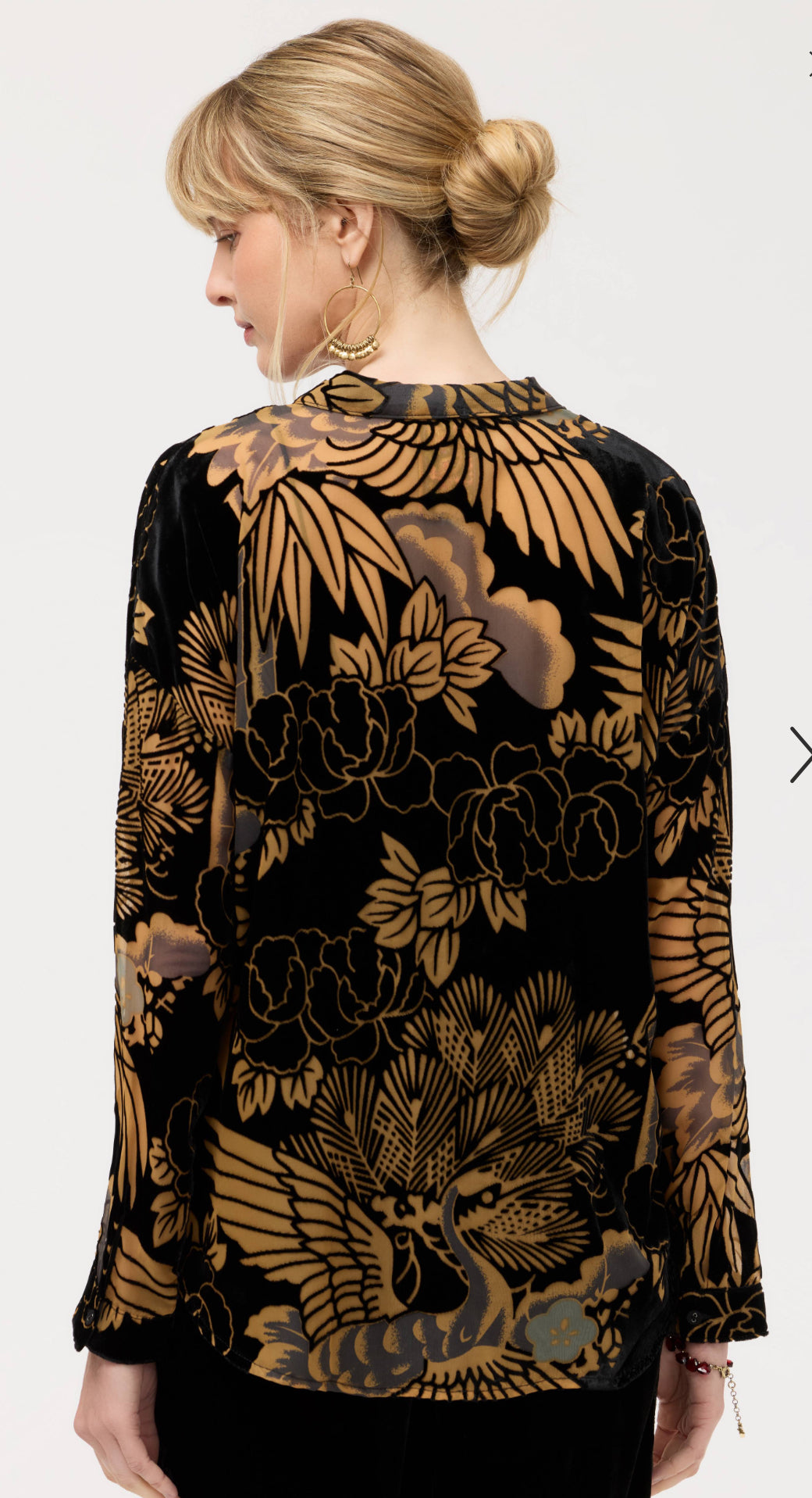 Johnny Was "Audrey" Shirt with Tail Hem-Lyla