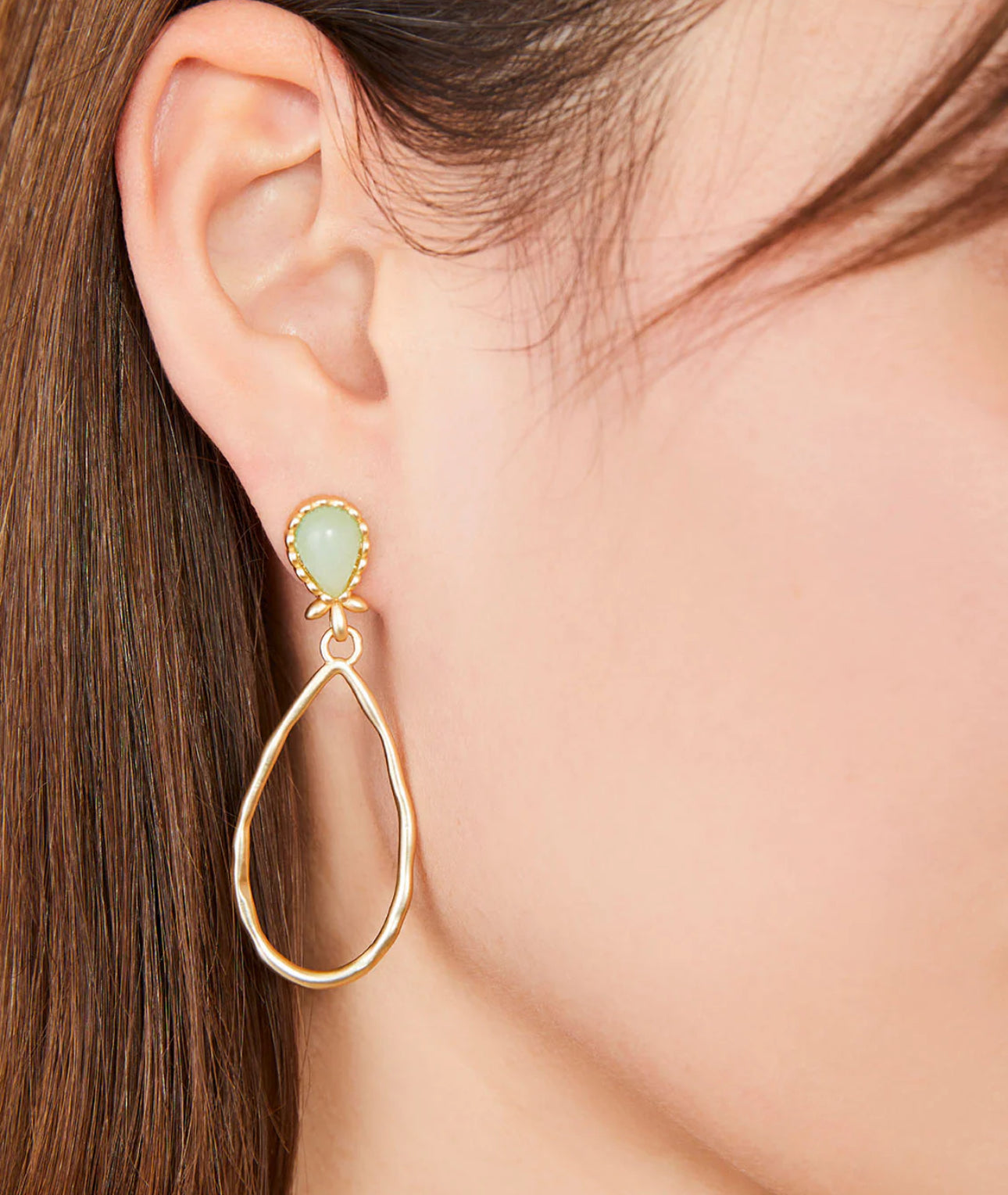 Spartina 449 Nara Teardrop Earrings-Seafoam