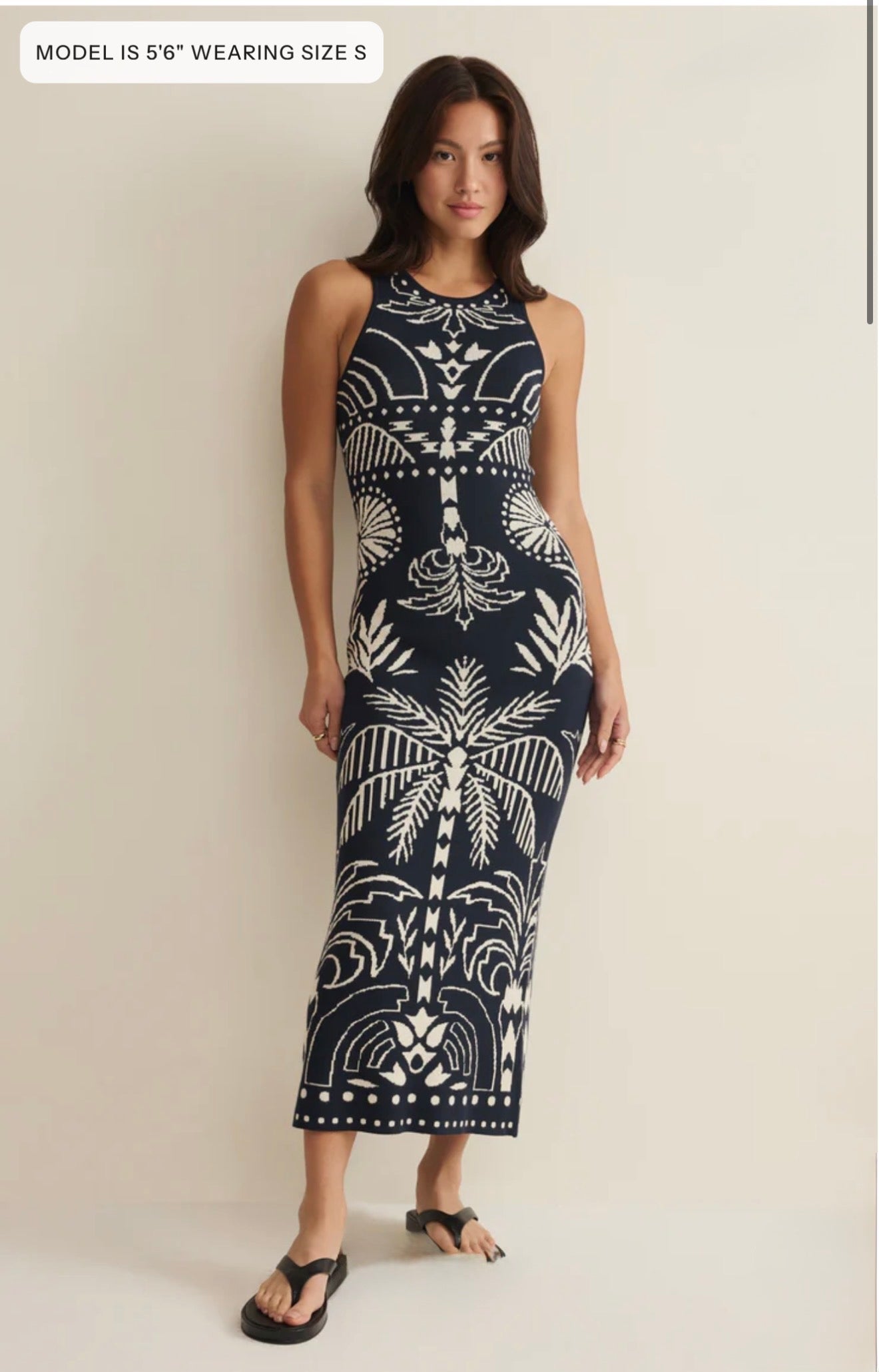 Z Supply Esperanza Midi Dress- Eclipse