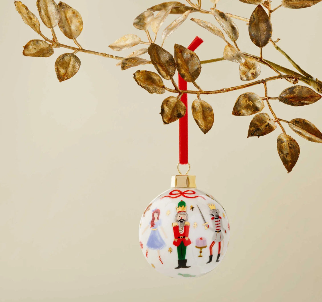 Rifle Paper Co. "Nutcracker" Porcelain Ornament