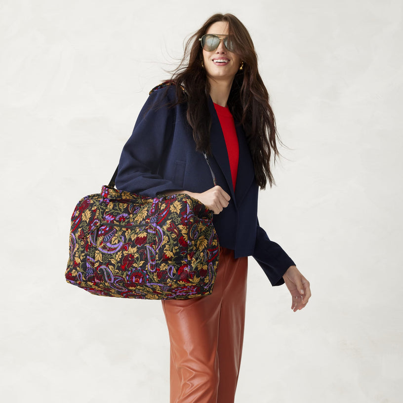 Vera Bradley Miramar Weekender- Midnight Garden Paisley
