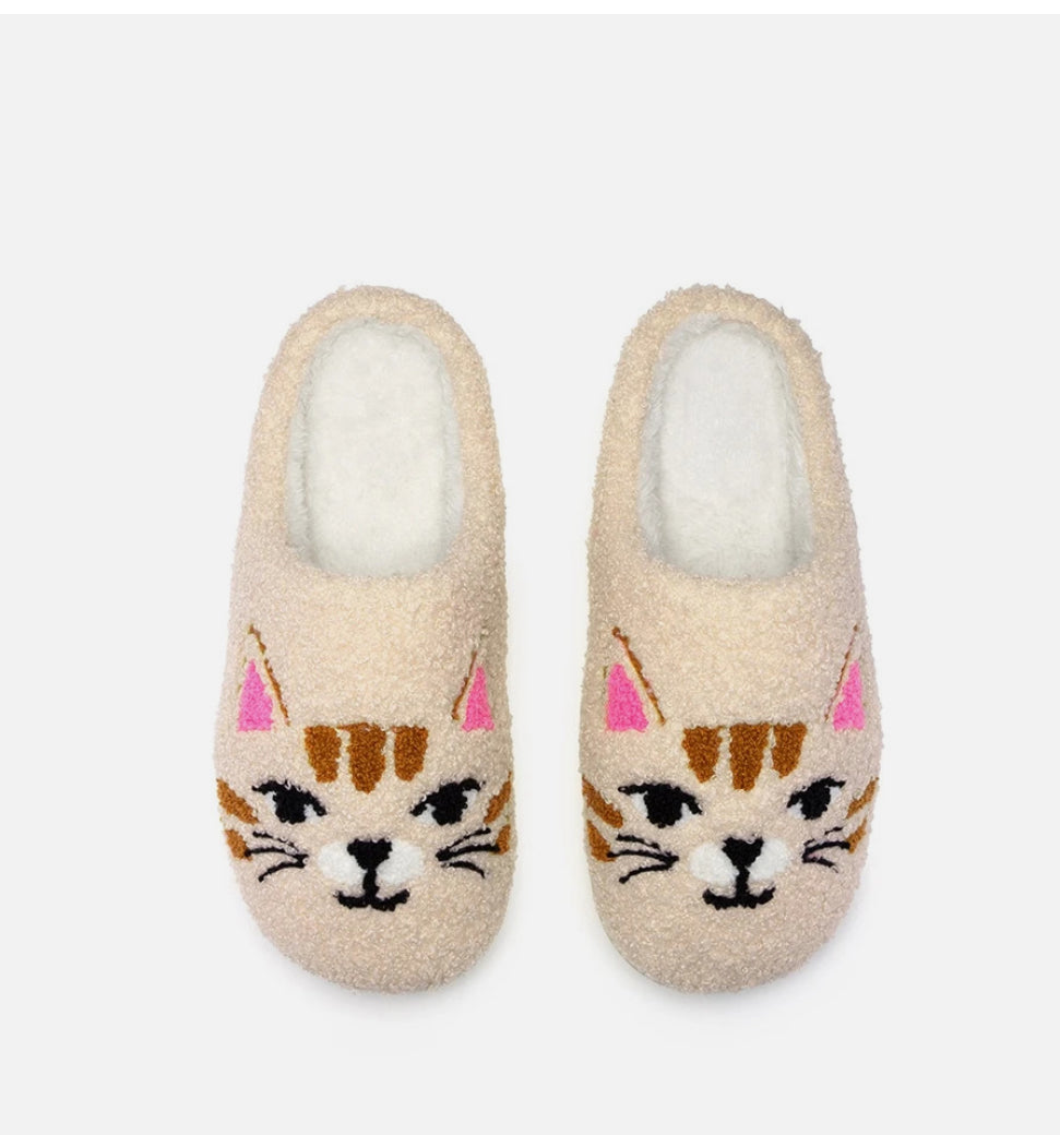 Living Royal "Cat Face" Slippers