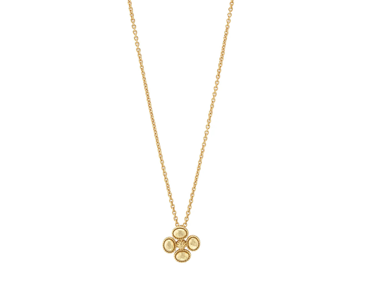 Capucine de Wulf “Berry Clover” Station Necklace-Gold