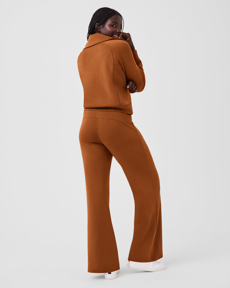 Spanx Air Essentials Half Zip-Butterscotch
