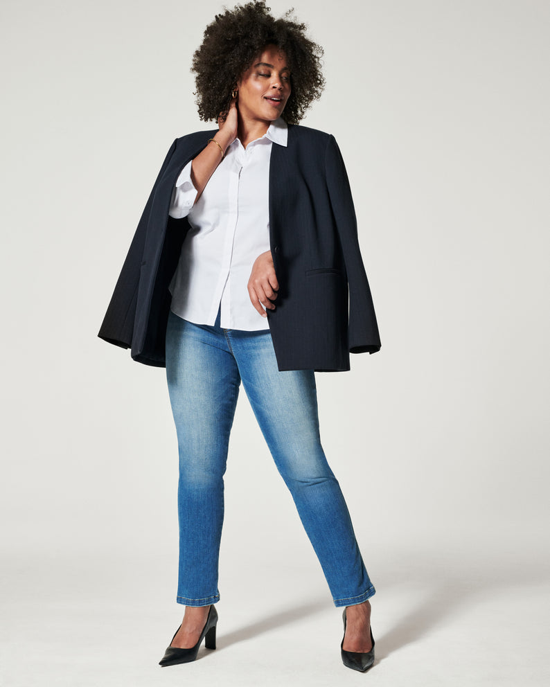 Spanx Straight Leg Jeans-Vintage Indigo