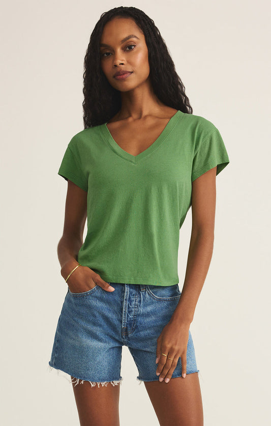 Z Supply Modern V-Neck Tee - Lawn