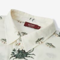 Milkbarn Kids "Coastal Crab" Collar Button Up Shirt & Shorts Set