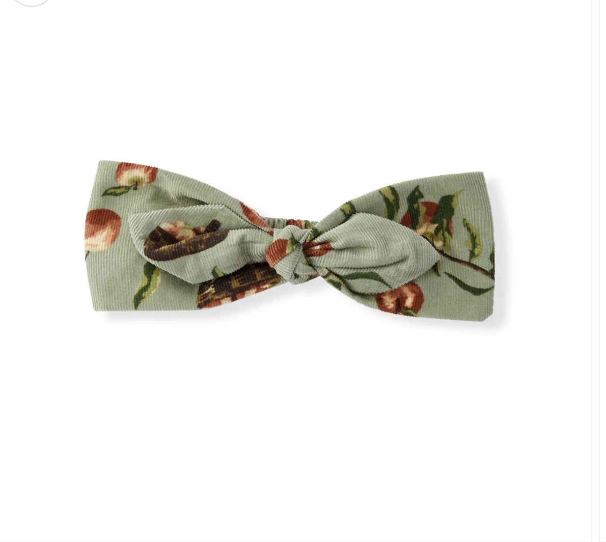 Milkbarn Kids "Apple Orchard" Organic Cotton Knotted Corduroy Headband