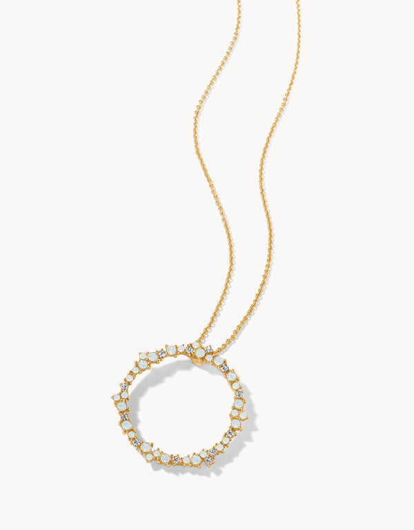 Spartina 449 Fairy Lights Necklace-Opal