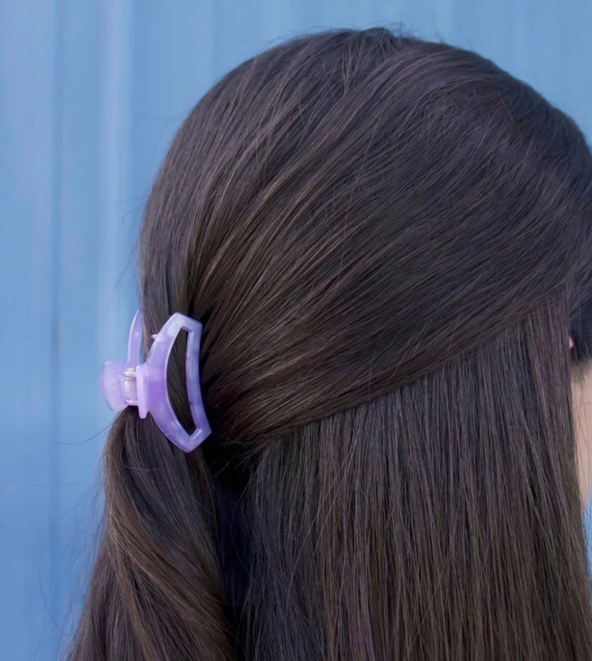 Teleties Classic Tiny Open Hairclip-Lavender Mist