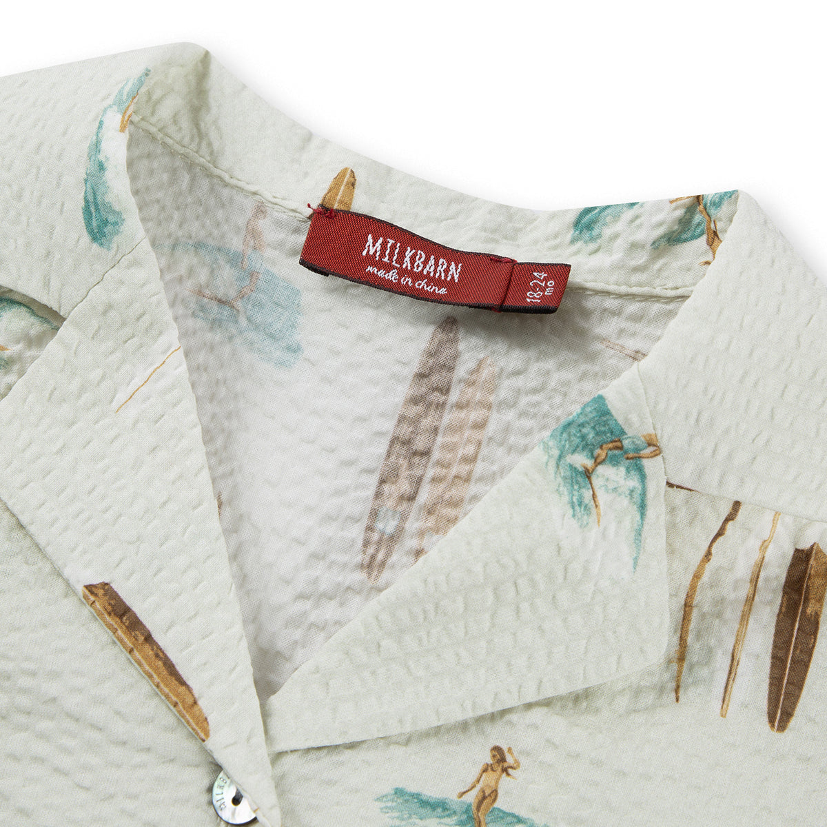 Milkbarn Kids "Vintage Surf" Button Up 2-Piece Set