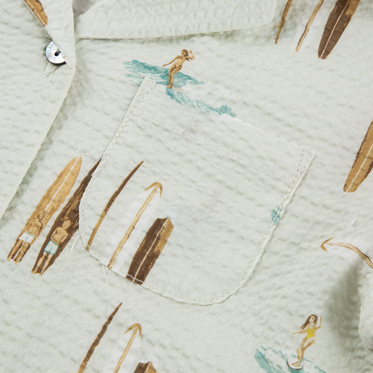Milkbarn Kids "Vintage Surf" Button Up 2-Piece Set
