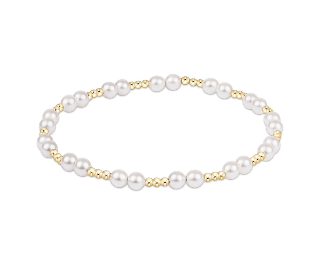 Enewton "Together" 4mm Pearl Bracelet-Gold