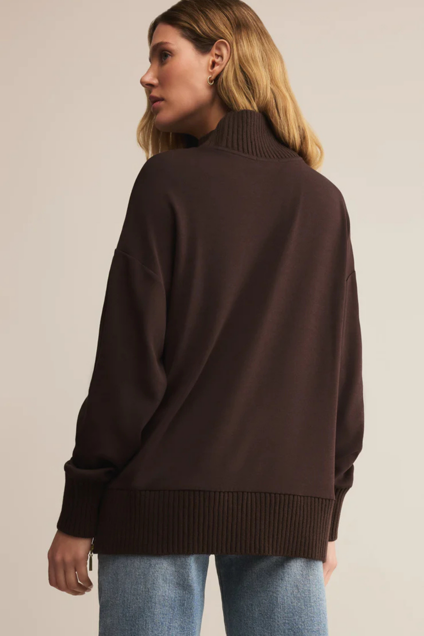 Z Supply Sweatshirt - Chocolate Cherry