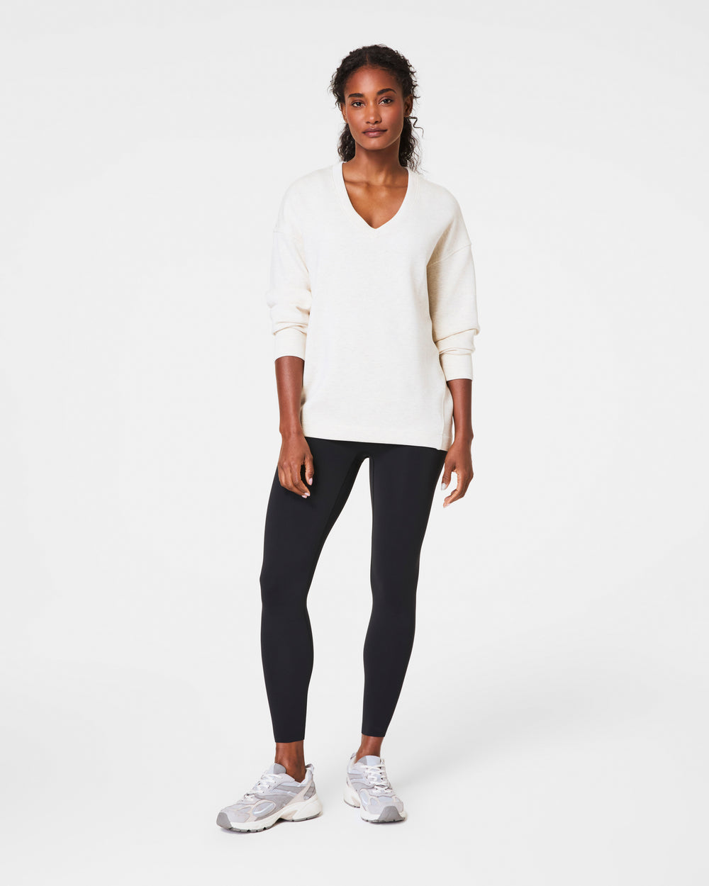 Spanx SPANX® AirEssentials Brushed V-Neck Tunic- cream