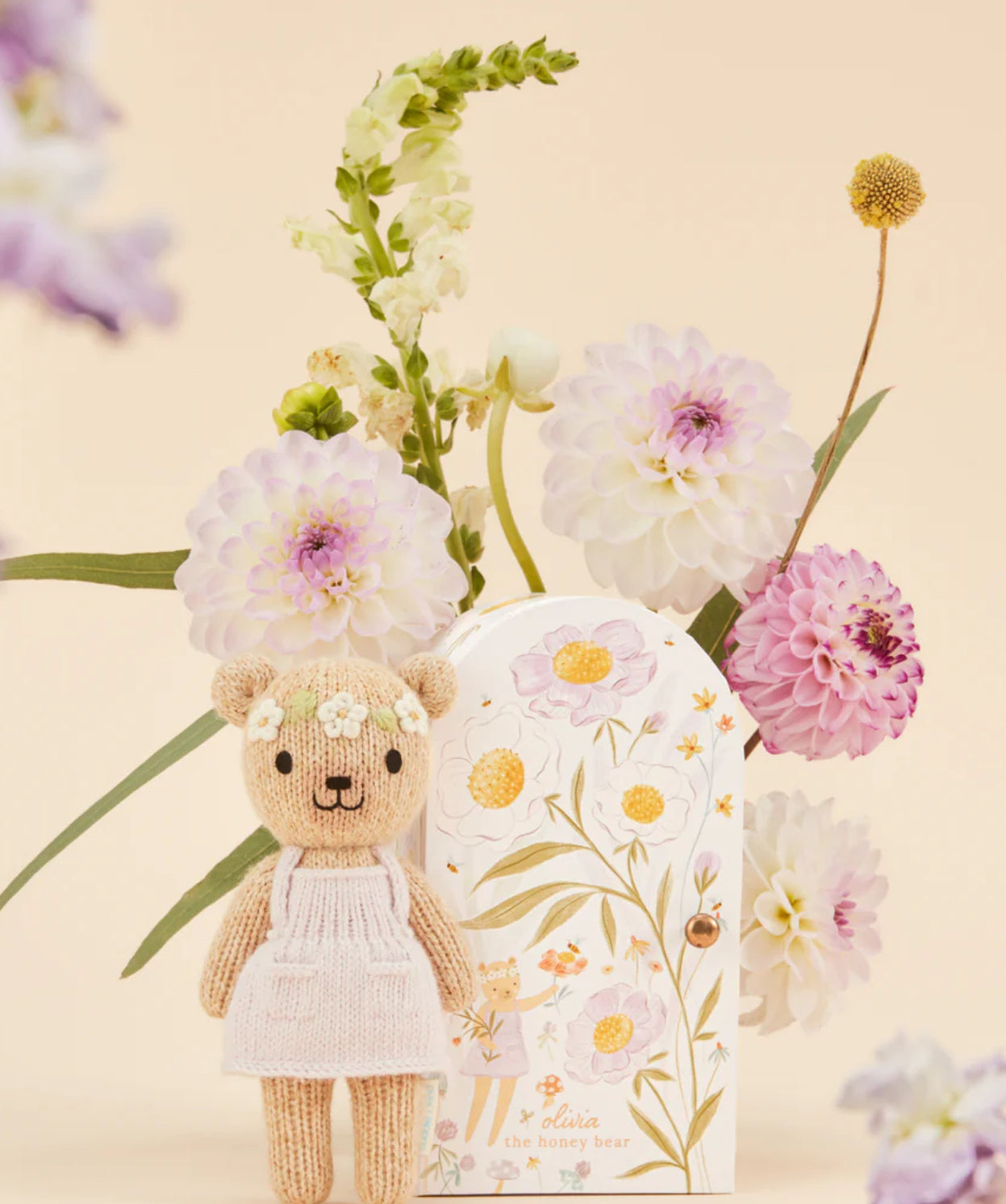 Cuddle + Kind "Olivia the Honey Bear"-Tiny