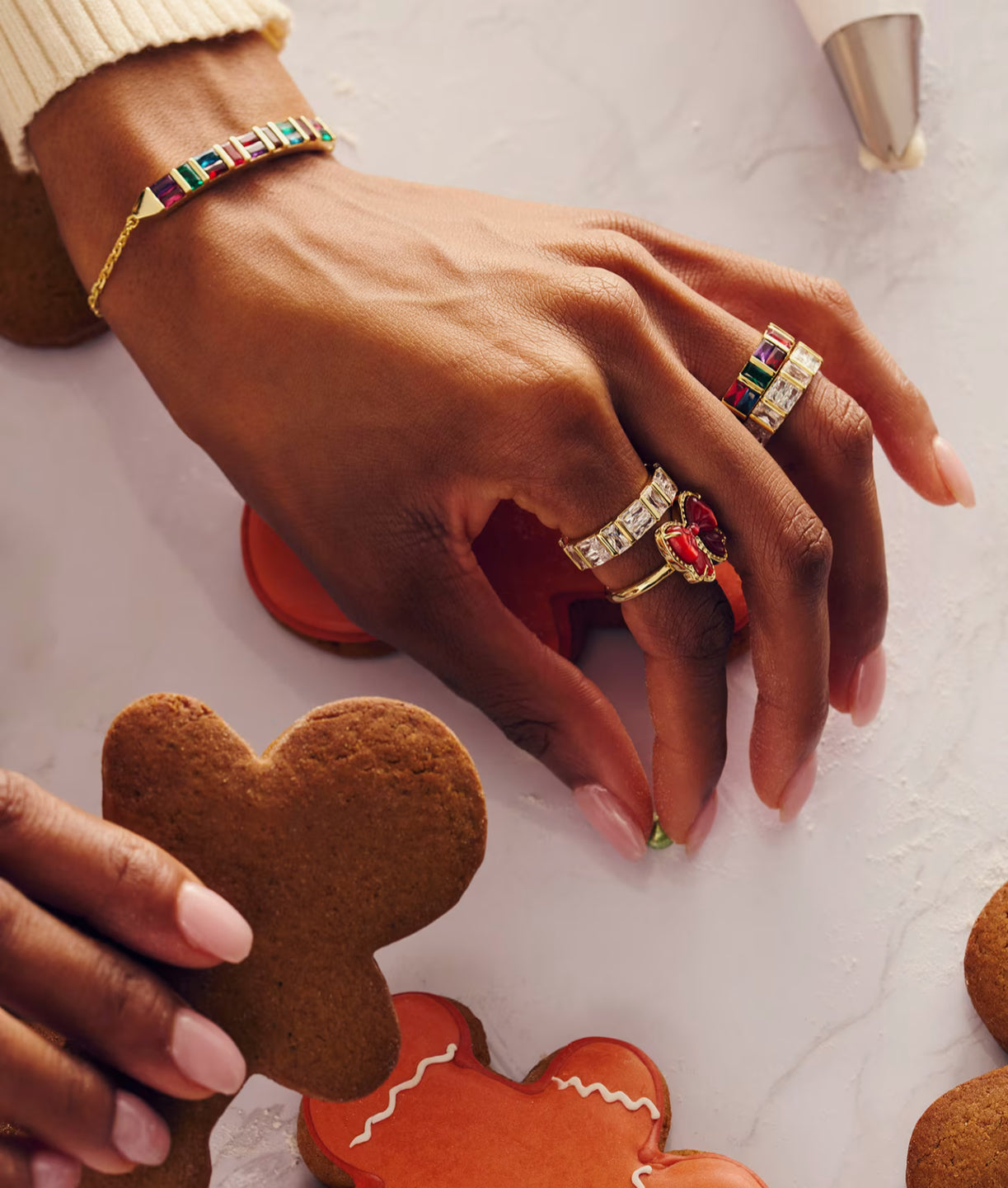 Kendra Scott Jamie Delicate Chain Bracelet- Gold Multi Mix