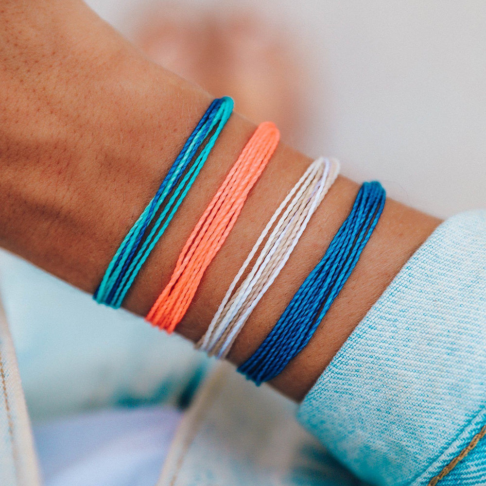 Puravida Original Solid Bracelet- Neon Blue