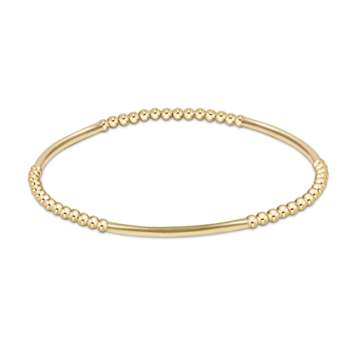 Enewton Bliss Bar Pattern 2.5mm Bracelet - Gold