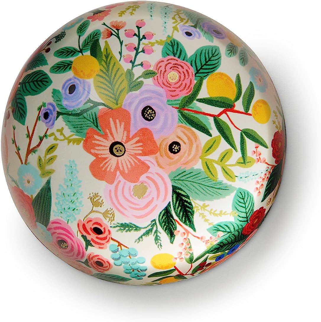 Rifle Paper Co. "Garden Party" Glass Paperweight