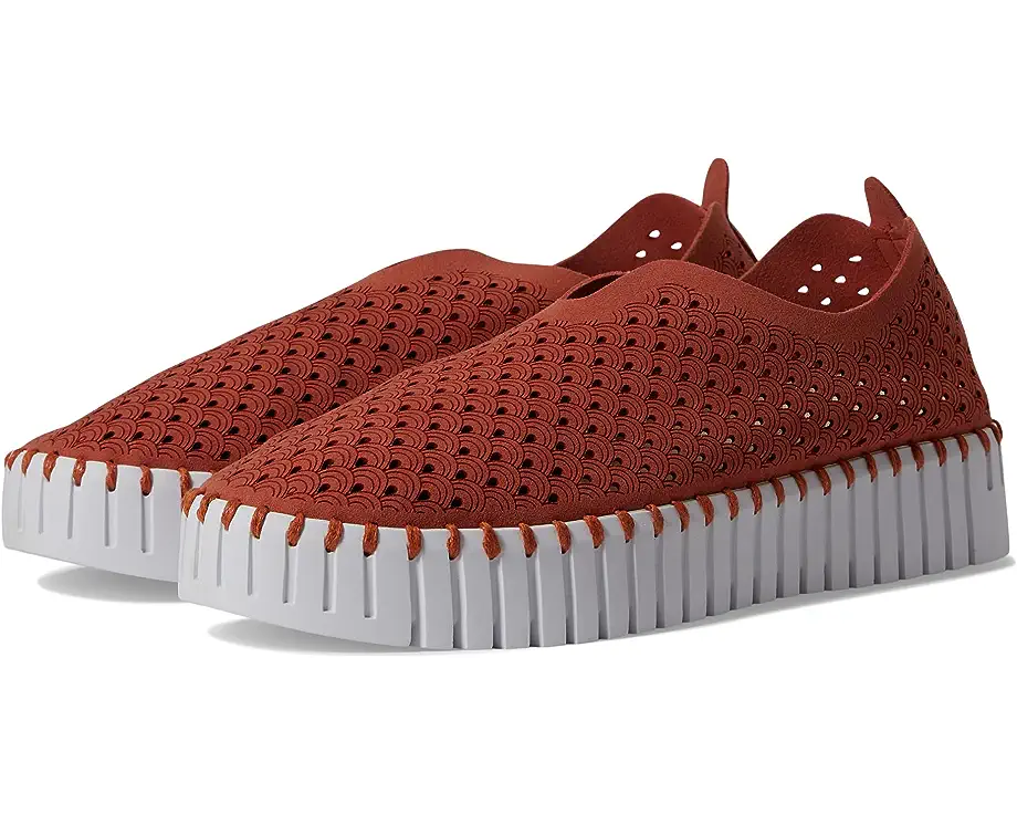 Ilse Jacobsen Tulip3373 Platform Shoe- Light Brick