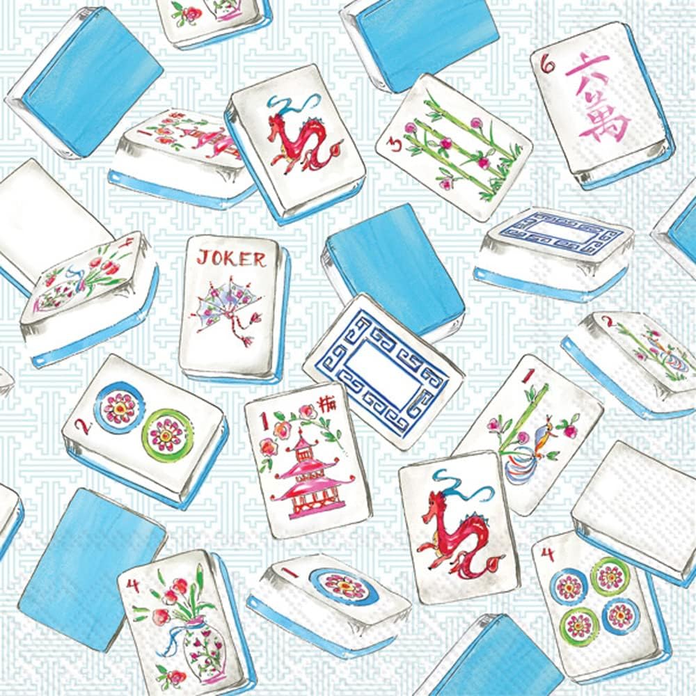 Rosanne Beck "Mahjong" Cocktail Napkins - 20ct.