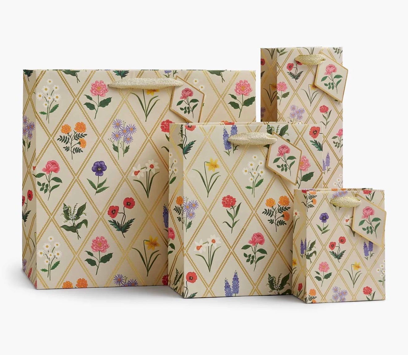 Rifle Paper Co. "Garden Study" Gift Bag-3 Sizes