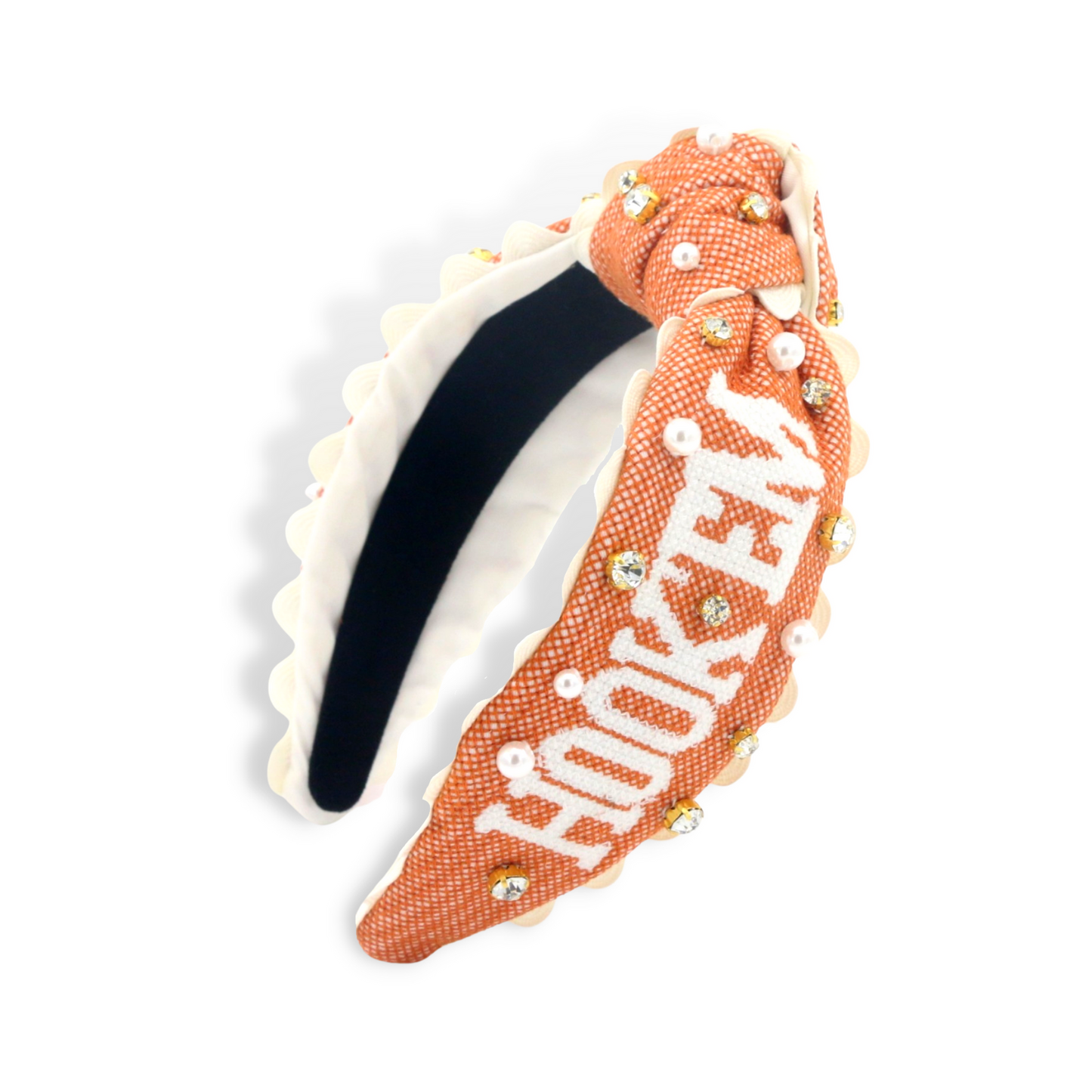 Brianna Cannon "Hook 'em Horns" Cross Stitch Headband