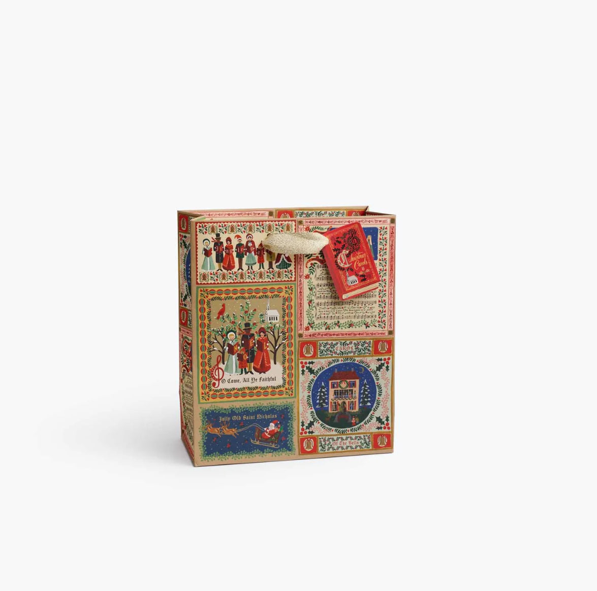 Rifle Paper Co. “Christmas Carolers” Gift Bags - Available in 3 Sizes