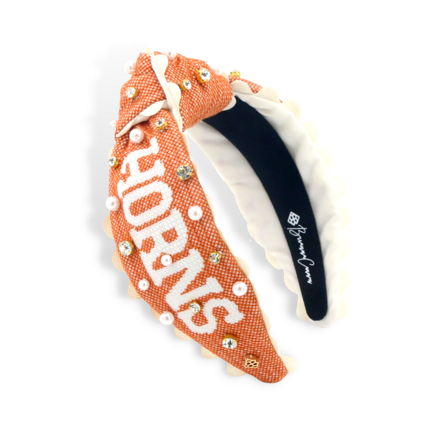 Brianna Cannon "Hook 'em Horns" Cross Stitch Headband