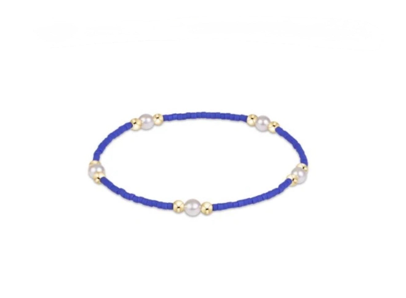 Enewton Gameday "Hope Purpose Pearl” Bracelet-Blue