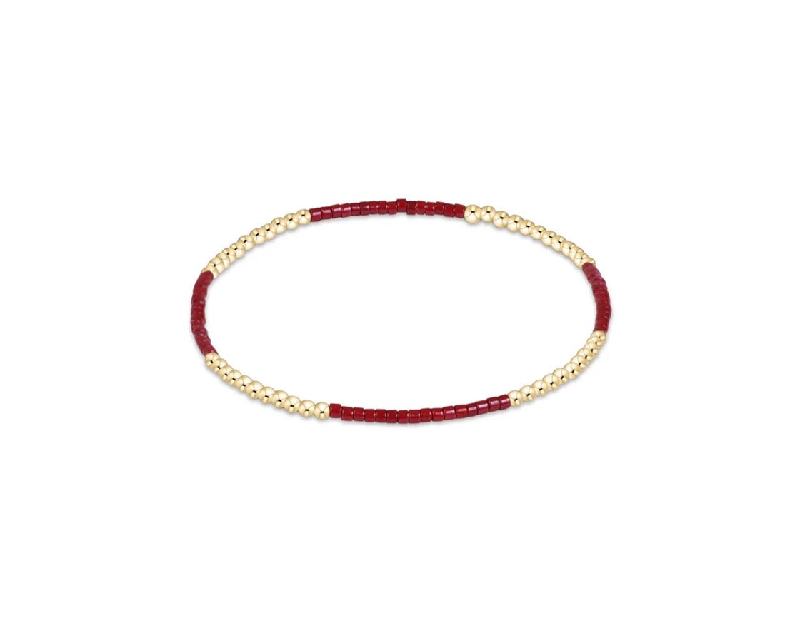 Enewton Gameday "Hope Blissful” Bracelet-Maroon
