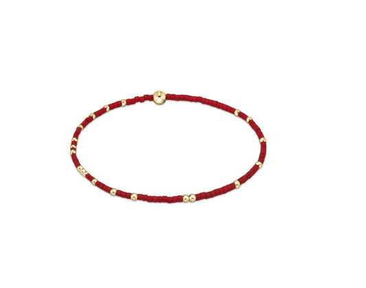 Enewton Gameday "Hope Unwritten" Bracelet-Crimson