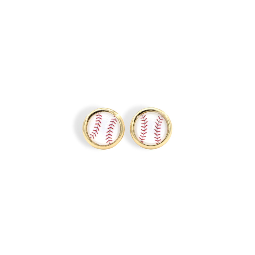 Brianna Cannon “Fan Gear Baseball” Studs