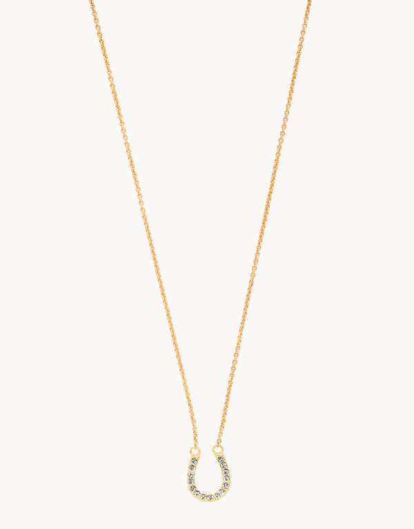 Spartina 449 SLV Necklace- Feel Lucky/Horseshoe