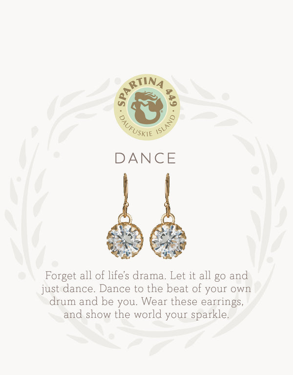 Spartina 449 SLV Drop Earrings-Dance/Gem
