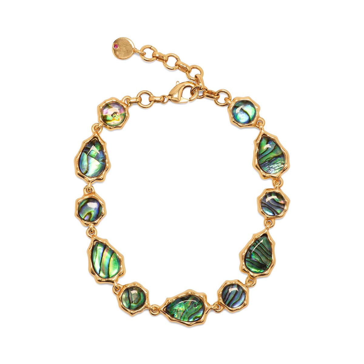 Capucine de Wulf “Aurora” Link Bracelet-Abalone