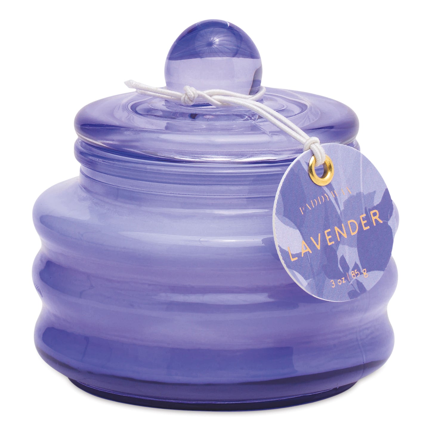 Paddywax Beam Candle 3oz Lilac Glass - Lavender