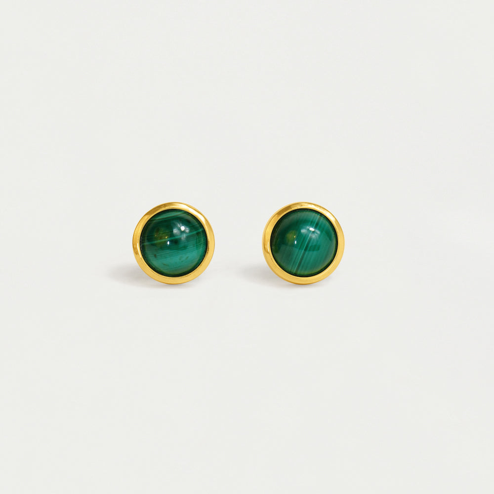 Dean Davidson Signature Midi Knockout Studs-Malachite