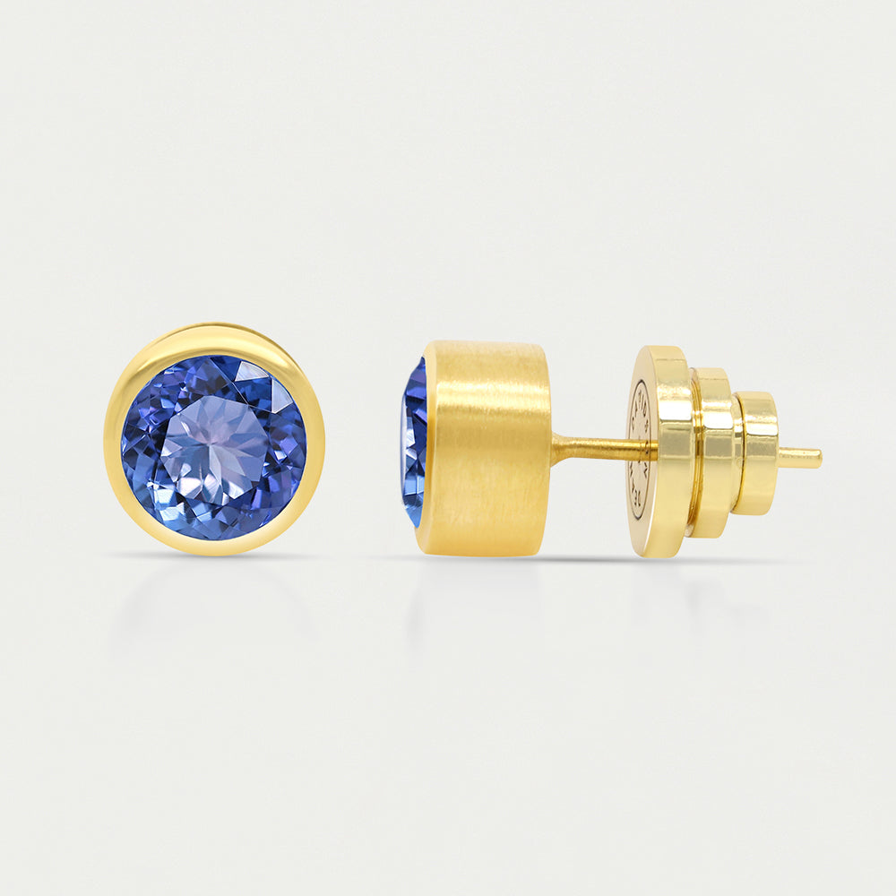 Dean Davidson Signature Midi Knockout Studs in Midnight Blue (Tanzanite)