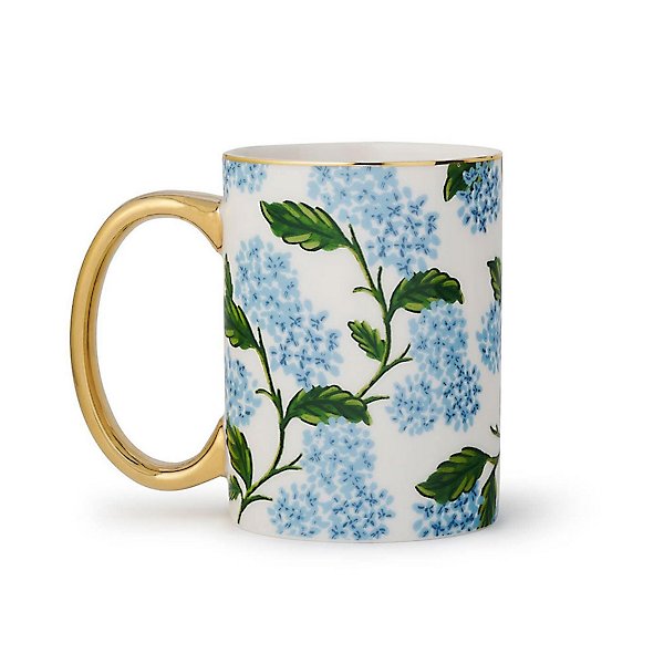 Rifle Paper Co. "Hydrangea" Porcelain Mug
