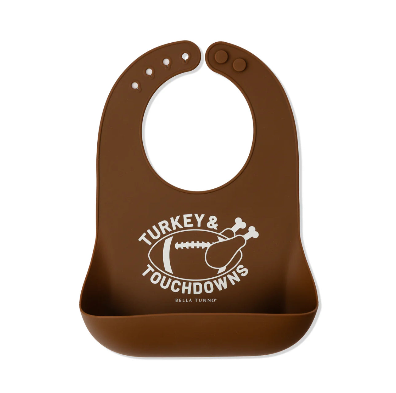 Bella Tunno "Turkeys & Touchdowns" Wonder Bib