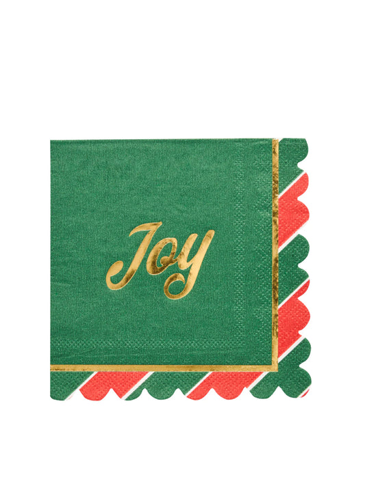 Sophistiplate “Joyful Christmas” Cocktail Napkin