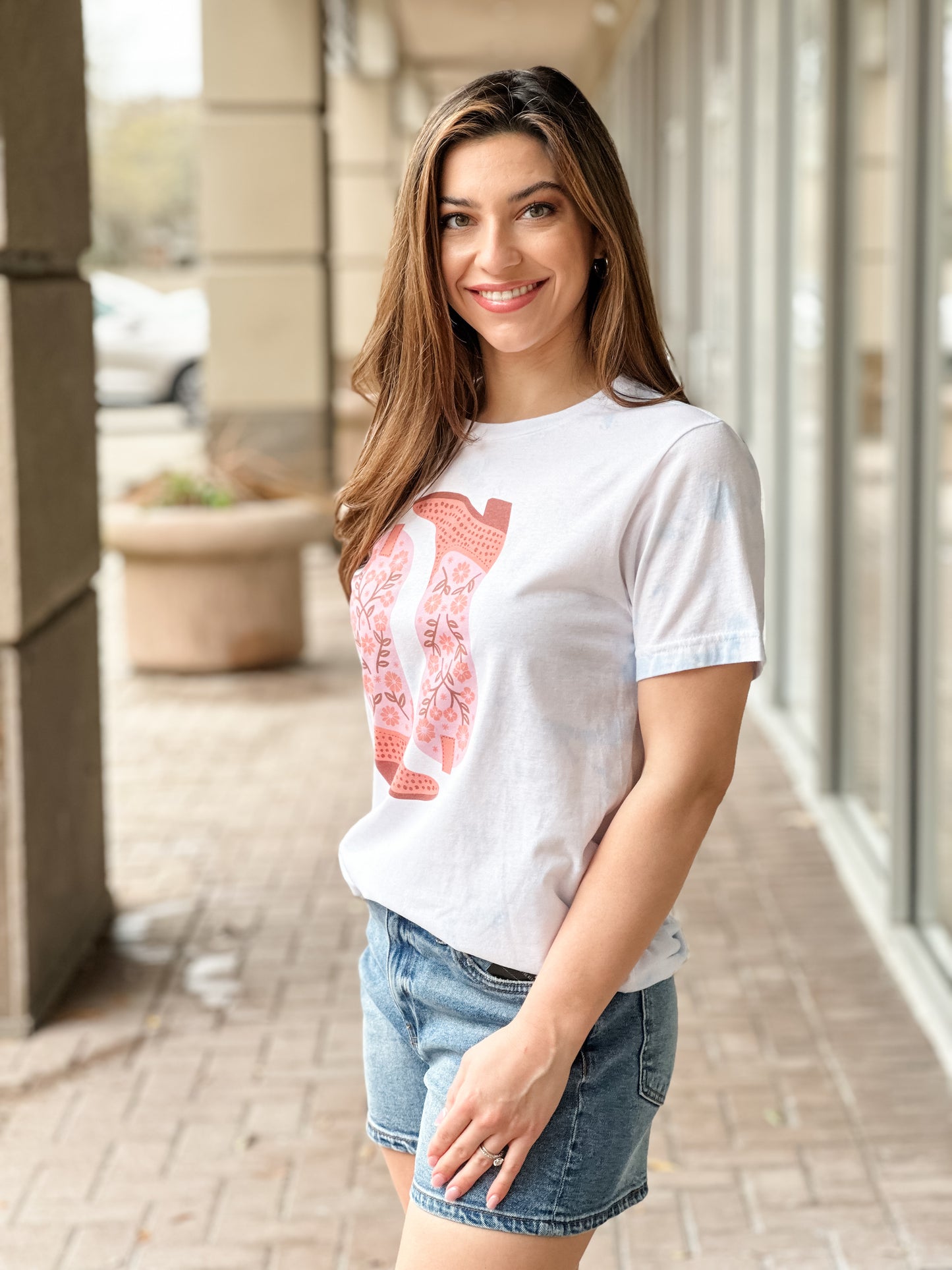 Deny Designs "Boots" Tie Dye Tee