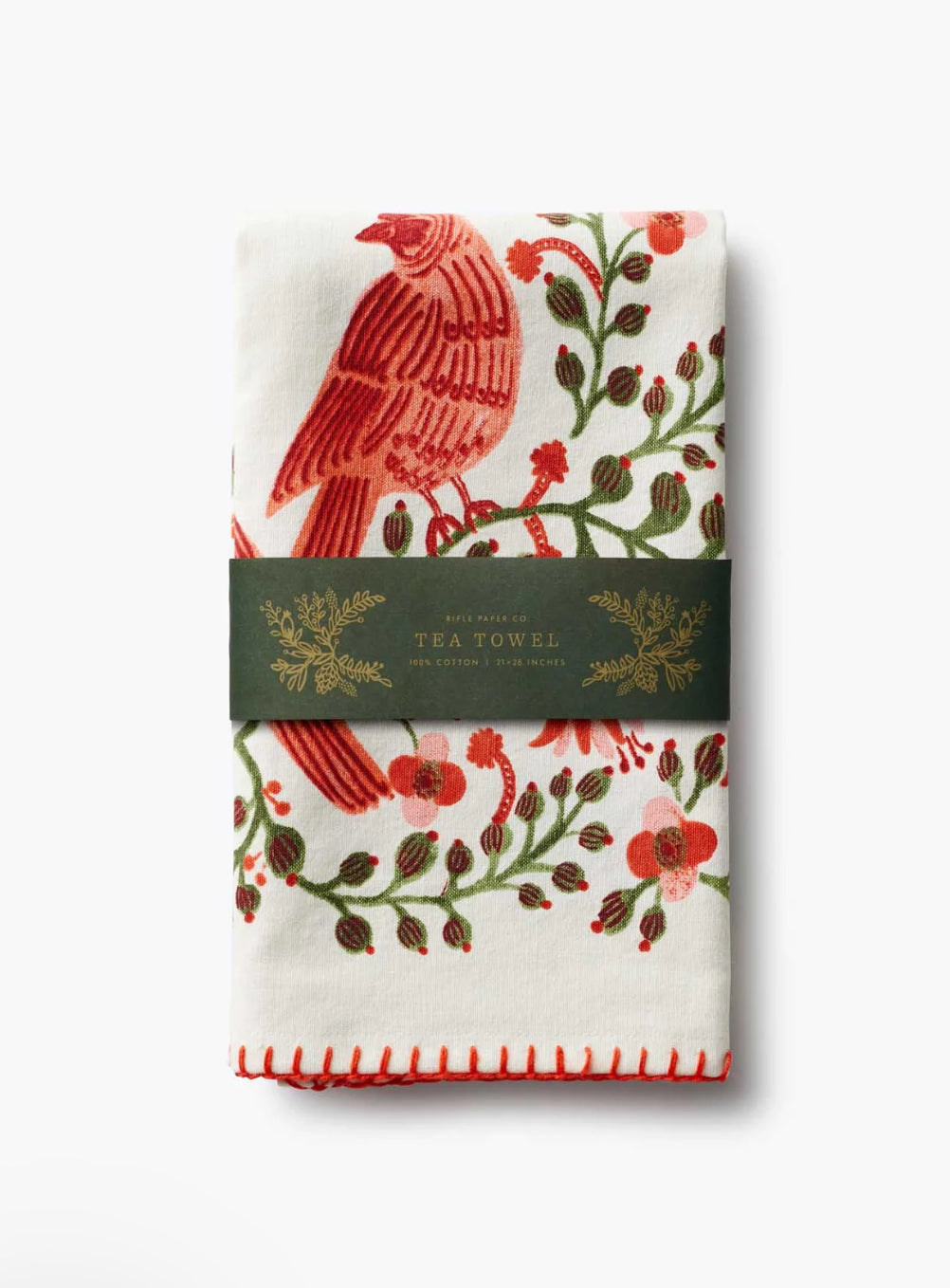 Rifle Paper Co. “Christmas Cardinals” Tea Towel