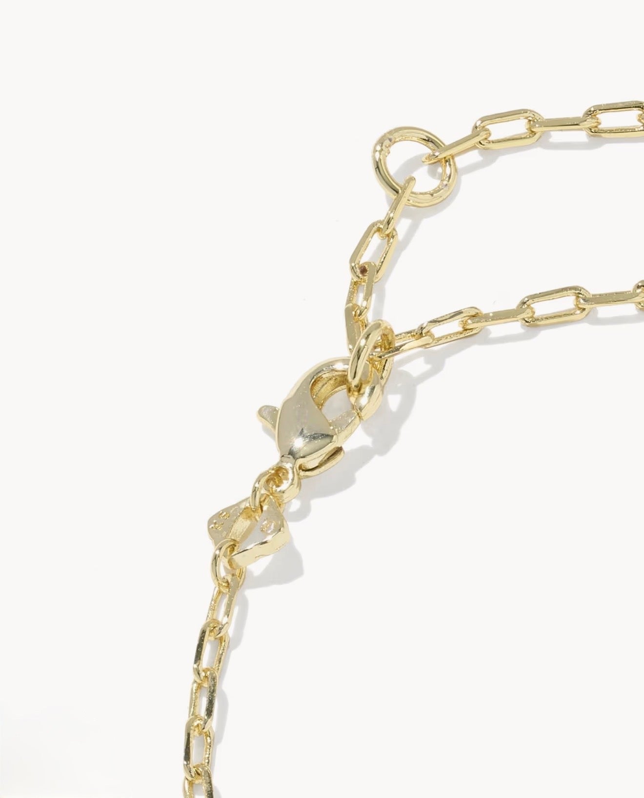 Kendra Scott Elaina Luxe Chain Bracelet -Gold White CZ