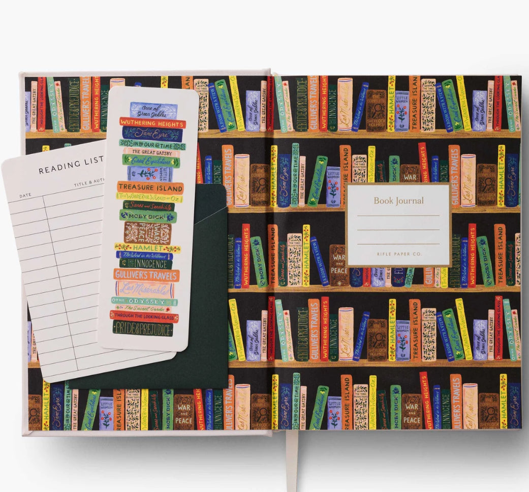 Rifle Paper Co. "Book Club" Embroidered Book Journal