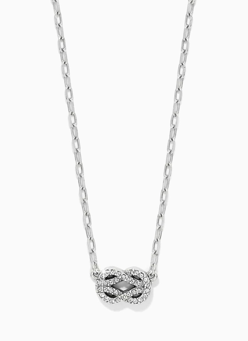 Brighton Interlok Harmony Luxe Single Knot Mini Necklace-Gold