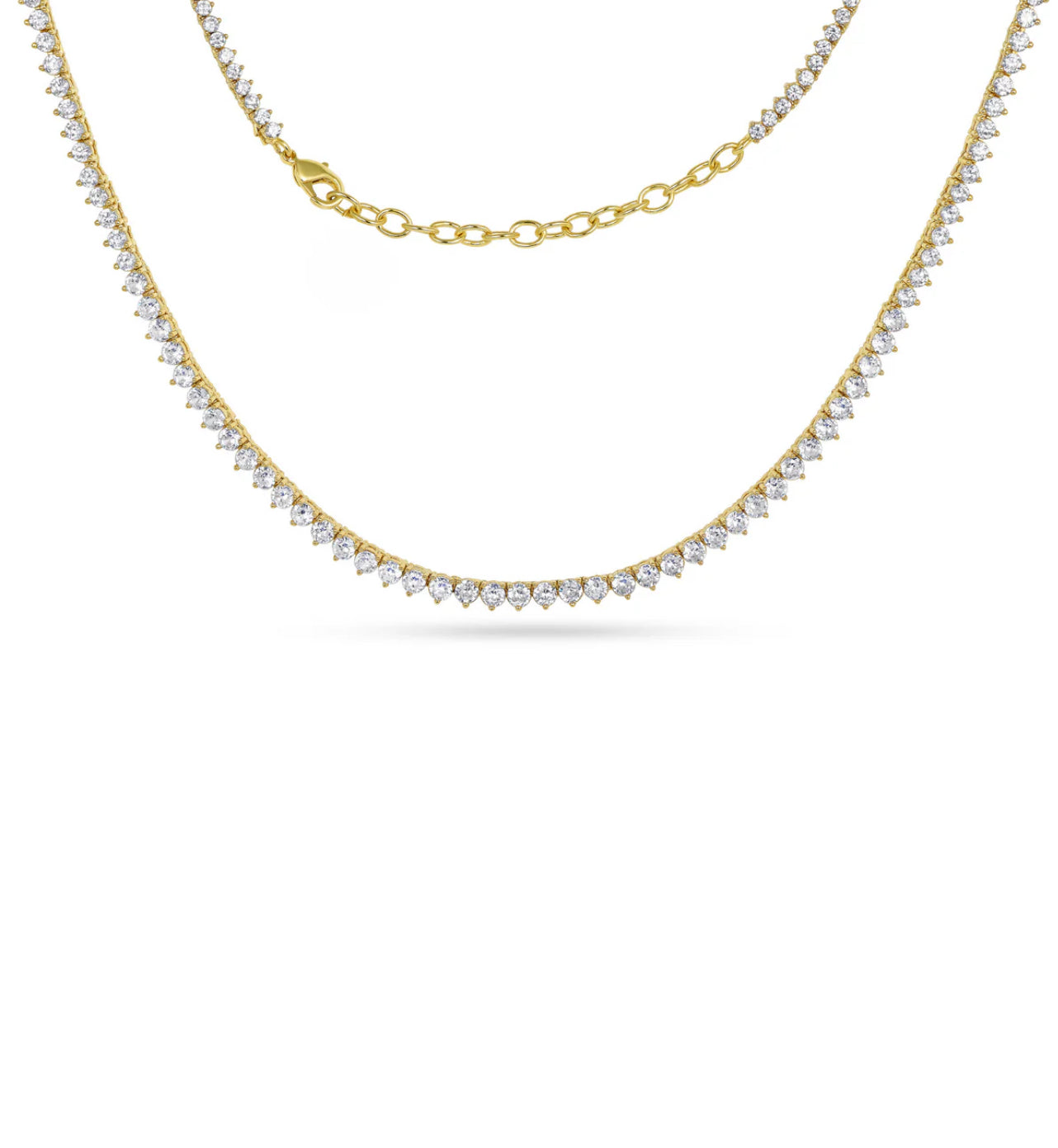 LeMel Graduated CZ Tennis Necklace