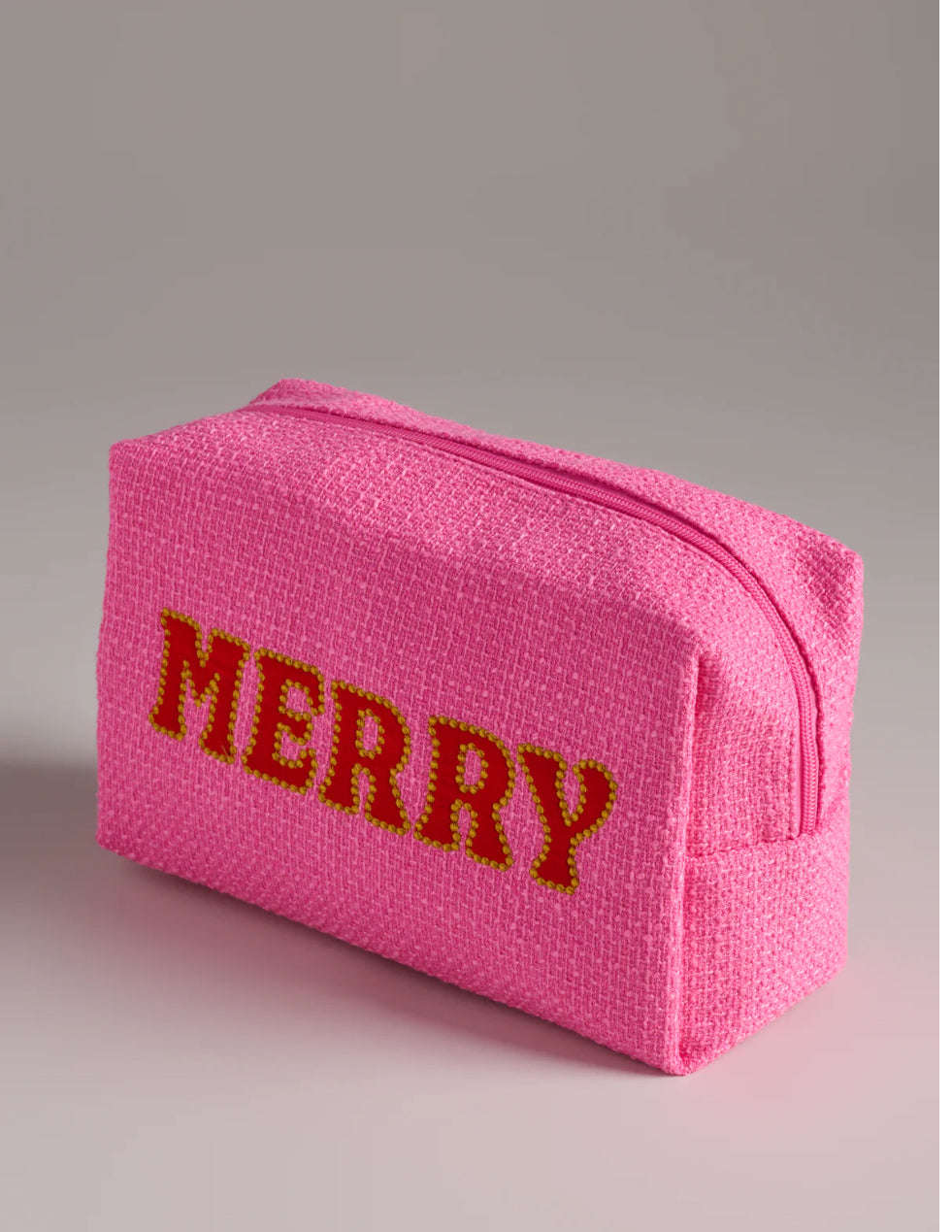Shiraleah Mara “Merry" Zip Pouch-Pink
